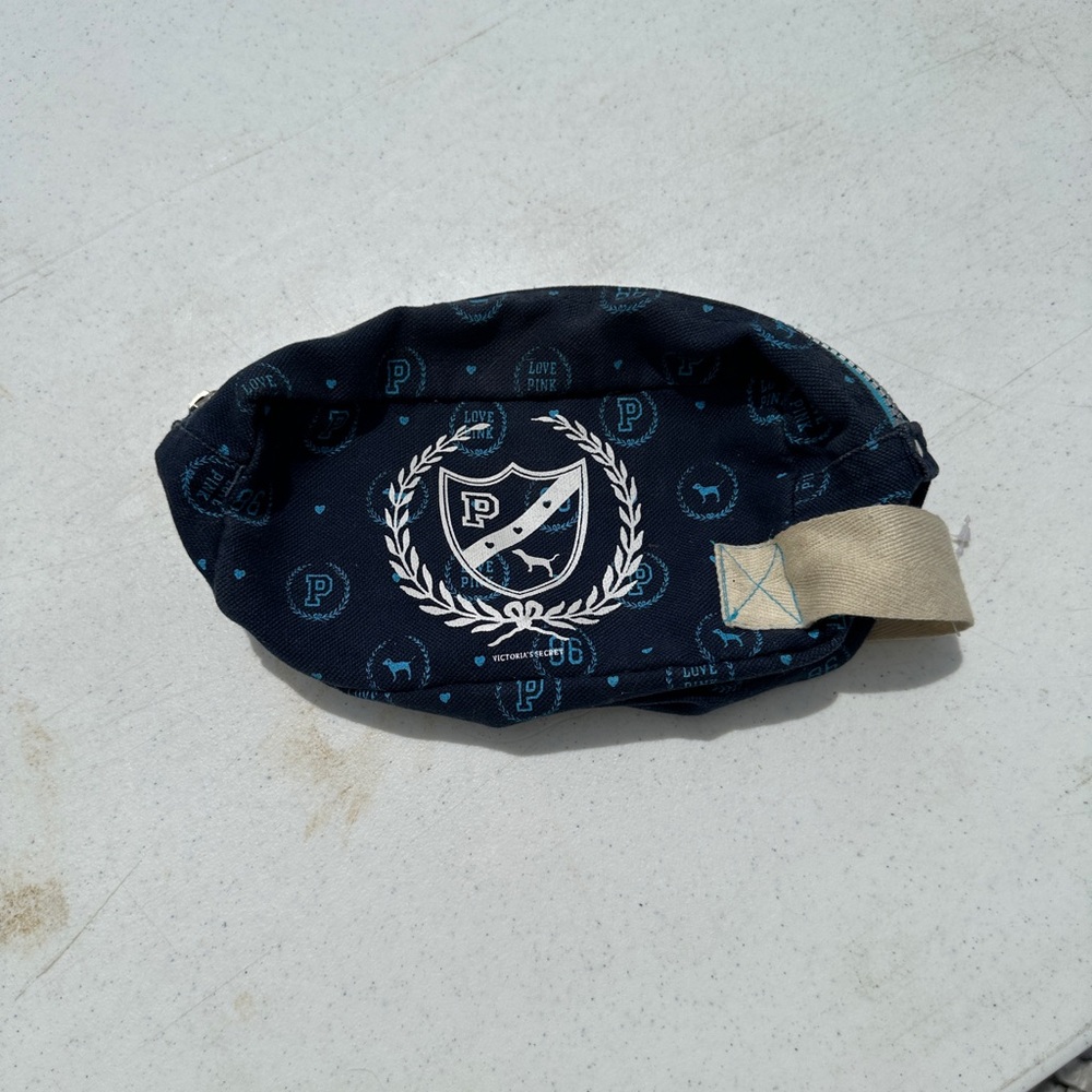 PINK Victoria's Secret Navy Cosmetic Bag